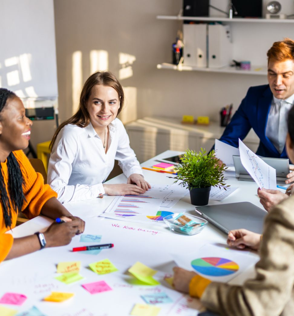 software developers workinging together as a team